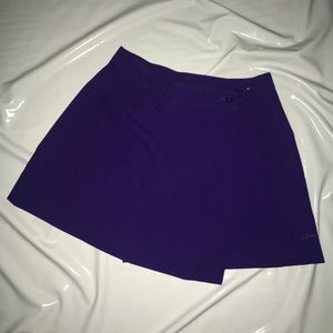 Purple Y2K tennis skirt
